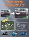 ムーヴ175系、タント375系、ソニカ405系　メッキドアノブカバー　ミヤマ