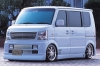 エブリー(DA64W/64V)フロントハーフスポイラー(塗装済) アリュール